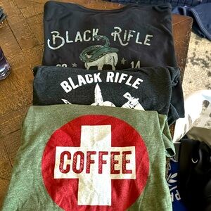 Bundle of 3 men’s size X-Large Black Rifle T-Shirts